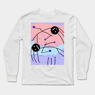 Kids' Wild Dance Stick Figure Long Sleeve T-Shirt